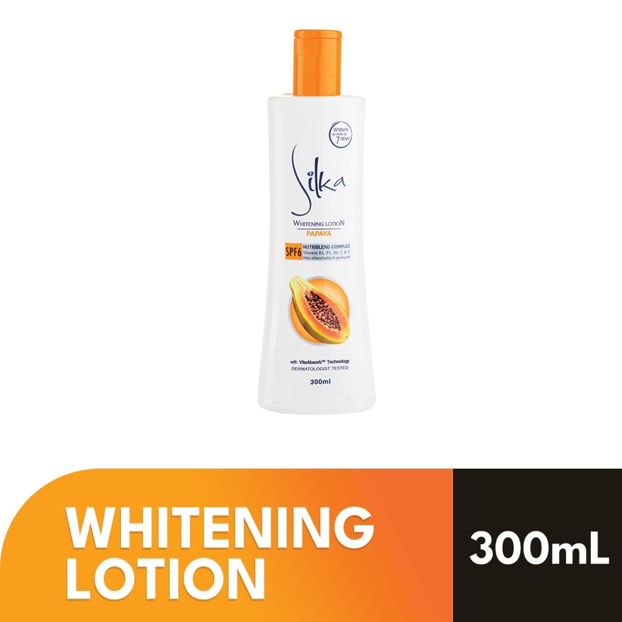 Silka Whitening Lotion Papaya Spf6 300Ml