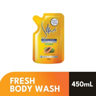 SILKA SILKA Papaya Fresh Body Wash 450ml