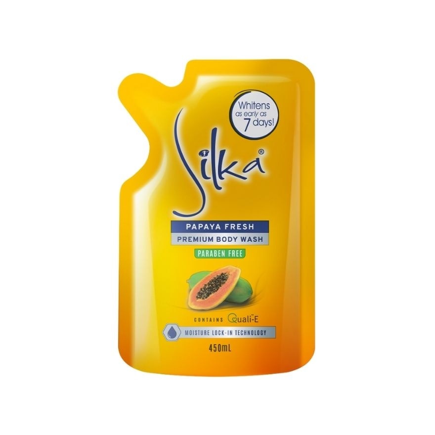SILKA Papaya Fresh Body Wash 450ml
