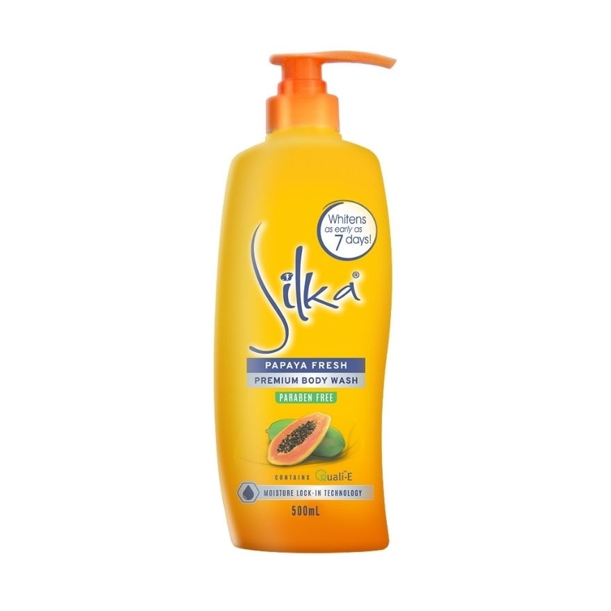SILKA Papaya Fresh Body Wash 500ml