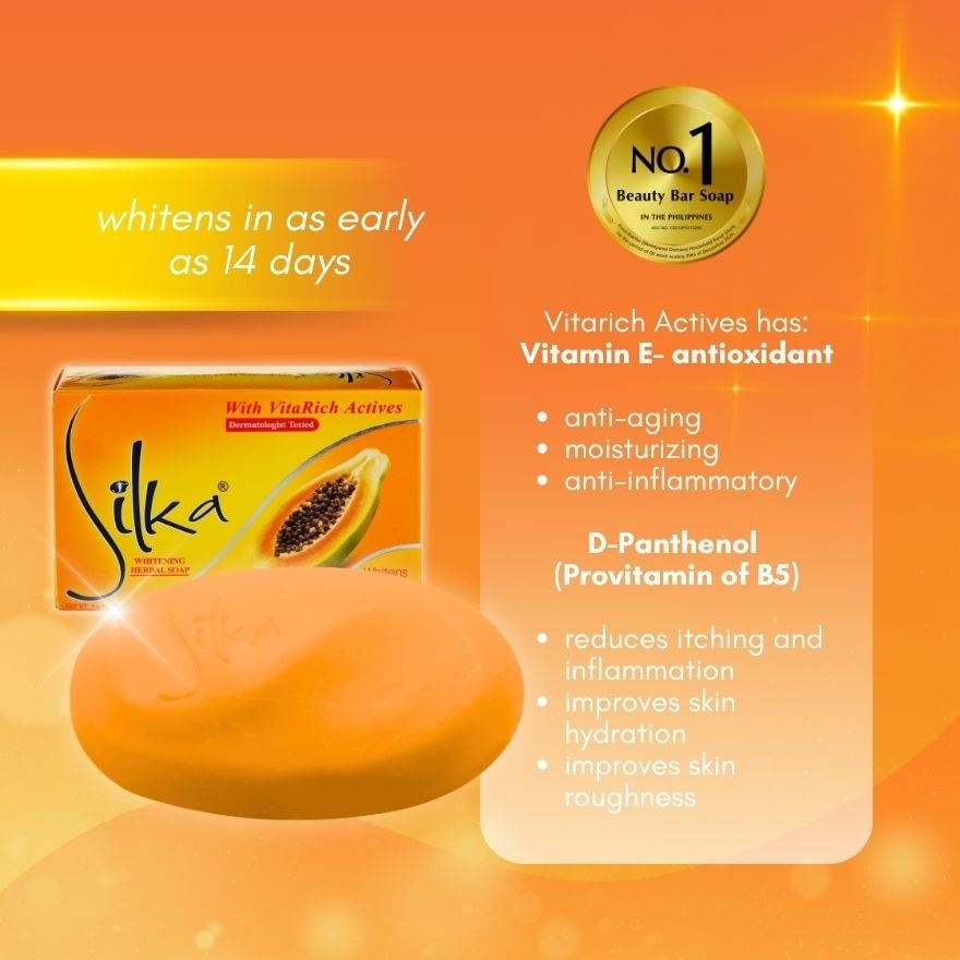 SILKA Papaya Soap 90g