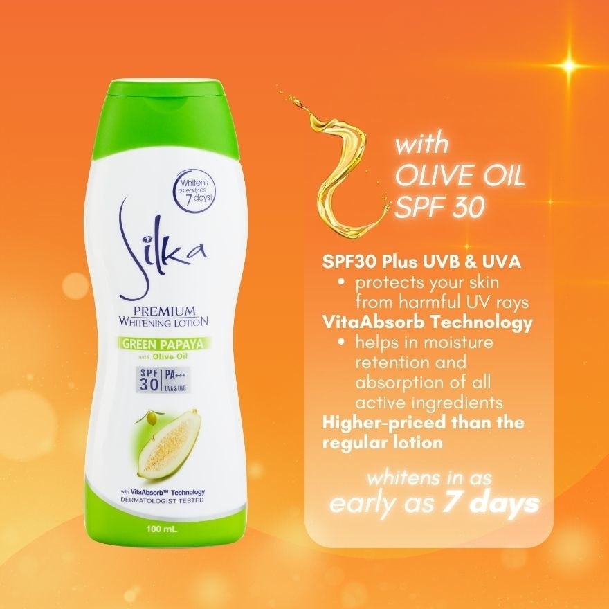 Green Papaya Premium Whitening Lotion SPF 30 100ml