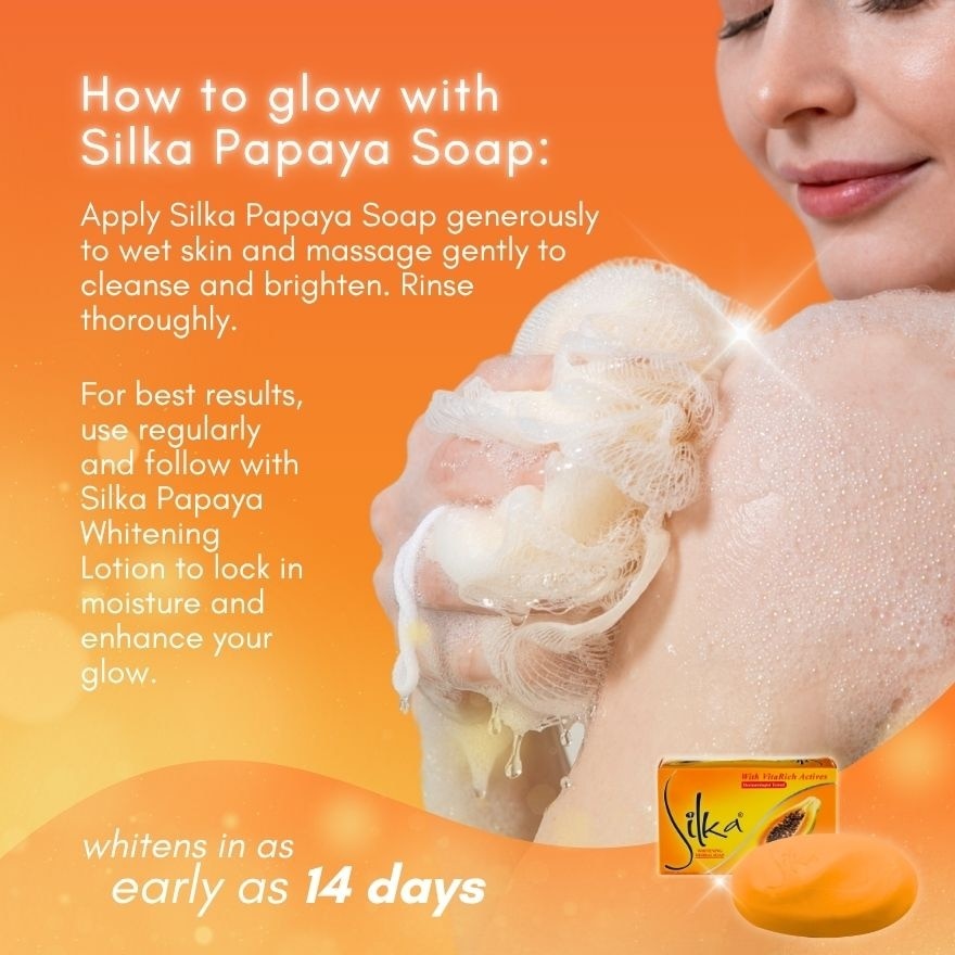 SILKA Papaya Soap 90g