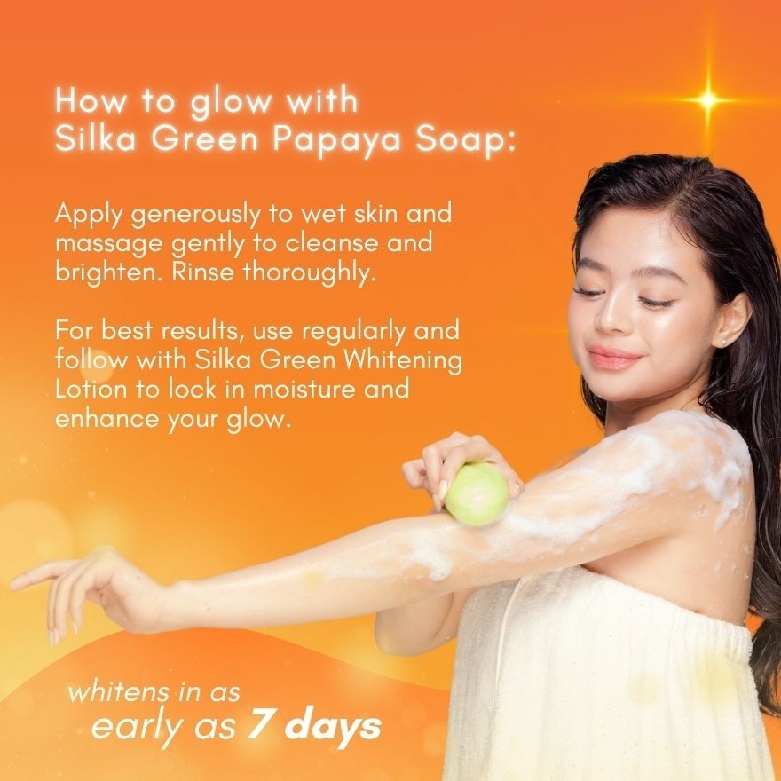 Green Papaya Whitening Soap 135g