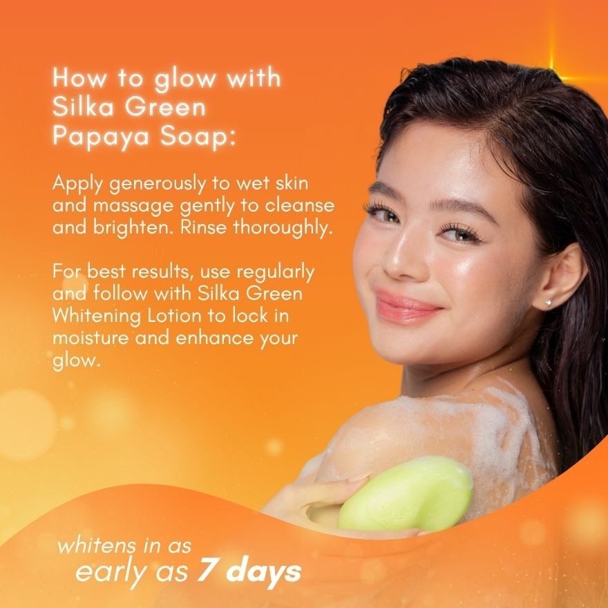 Green Papaya Whitening Soap 65g