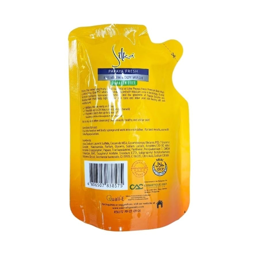 SILKA Papaya Fresh Body Wash 450ml