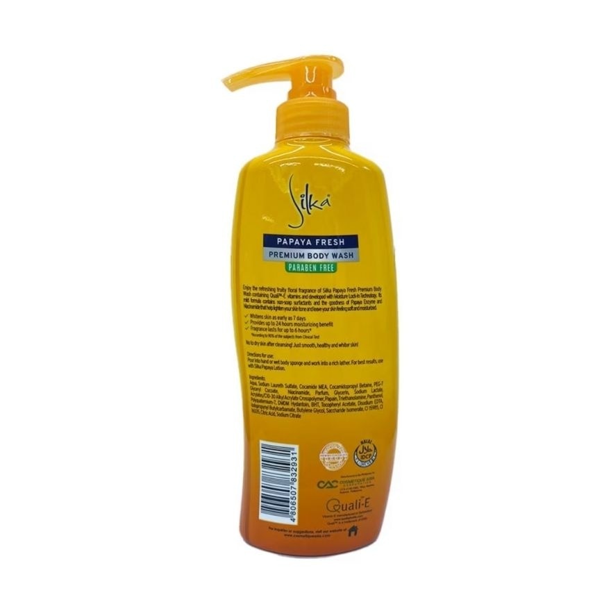 SILKA Papaya Fresh Body Wash 500ml