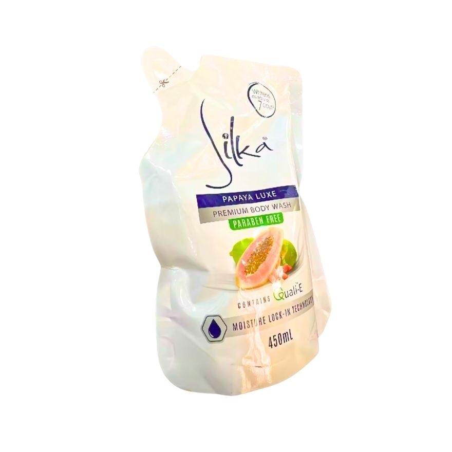 SILKA Papaya Luxe Body Wash 450ml