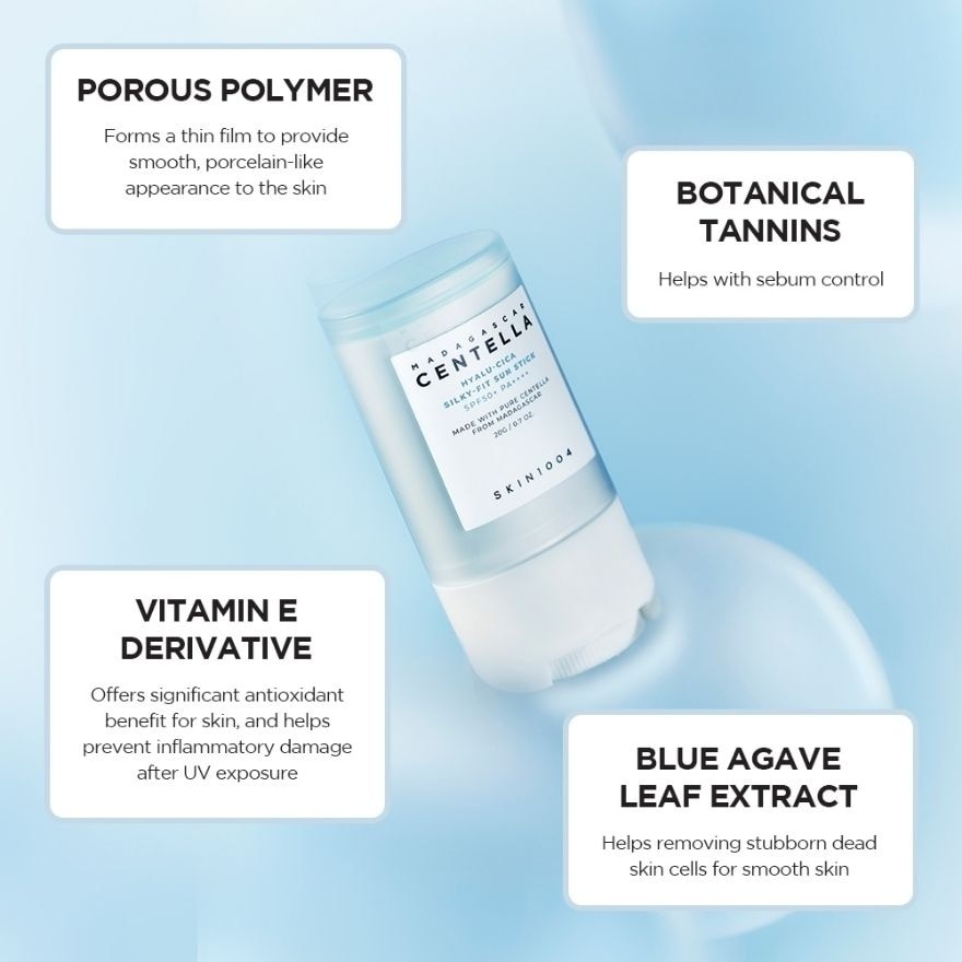 SKIN1004 Madagascar Centella Hyalu-Cica Silky Fit Sun Stick 20g image
