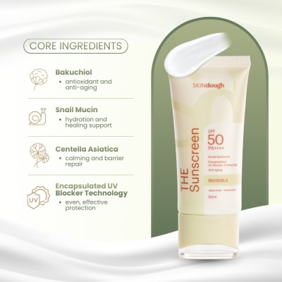 SKINDOUGH - SKINDOUGH The Sunscreen Invisible 50ml image