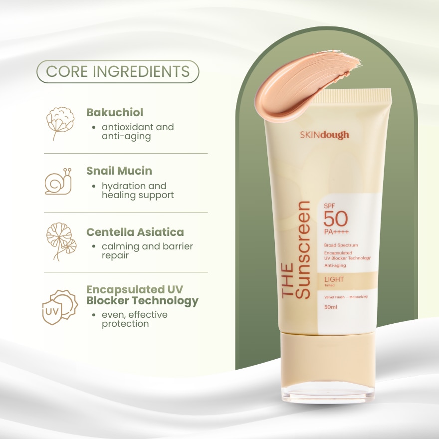 SKINDOUGH The Sunscreen Light 50ml image