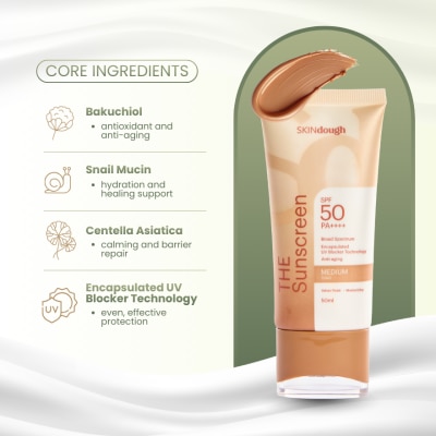 SKINDOUGH - SKINDOUGH The Sunscreen Medium 50ml image