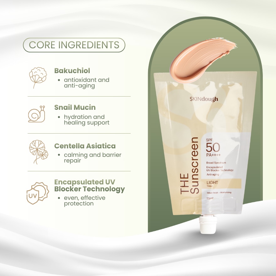 SKINDOUGH The Sunscreen Light 15ml image