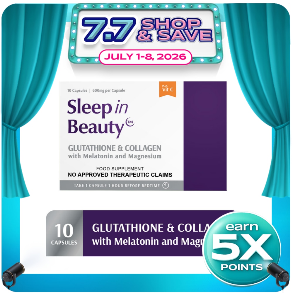 SLEEP IN BEAUTY Glutathione And Collage Food Supplement 10 Capsule