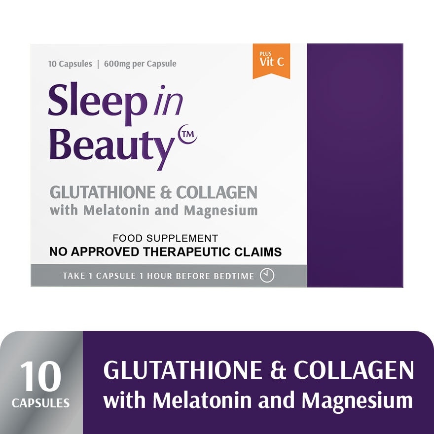 SLEEP IN BEAUTY Glutathione And Collage Food Supplement 10 Capsule