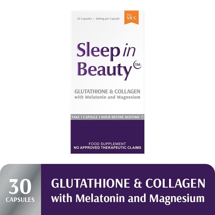 SLEEP IN BEAUTY Glutathione And Collagen Food Supplements 30s
