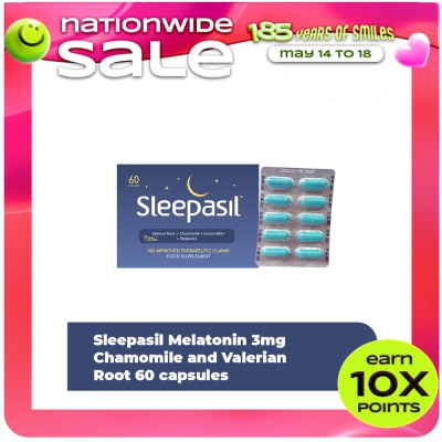 SLEEPASIL - SLEEPASIL SLEEPASIL Melatonin Chamomile And Valerian Root Sold Per Piece