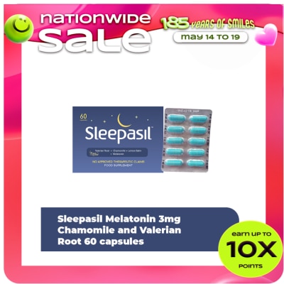 SLEEPASIL - SLEEPASIL SLEEPASIL Melatonin Chamomile And Valerian Root Sold Per Piece
