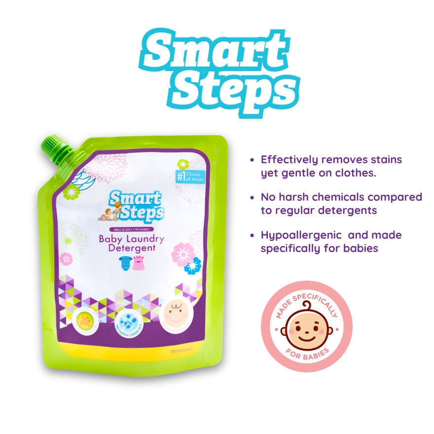 SMART STEPS Baby Laundry Detergent Liquid 900ml