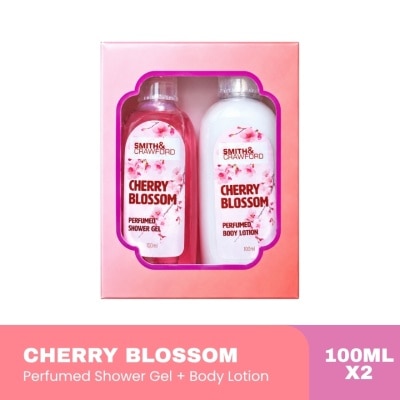 SMITH N CRAWFORD SMITH AND CRAWFORD Cherry Blossom Duo Gift Set 2 x 100ml image