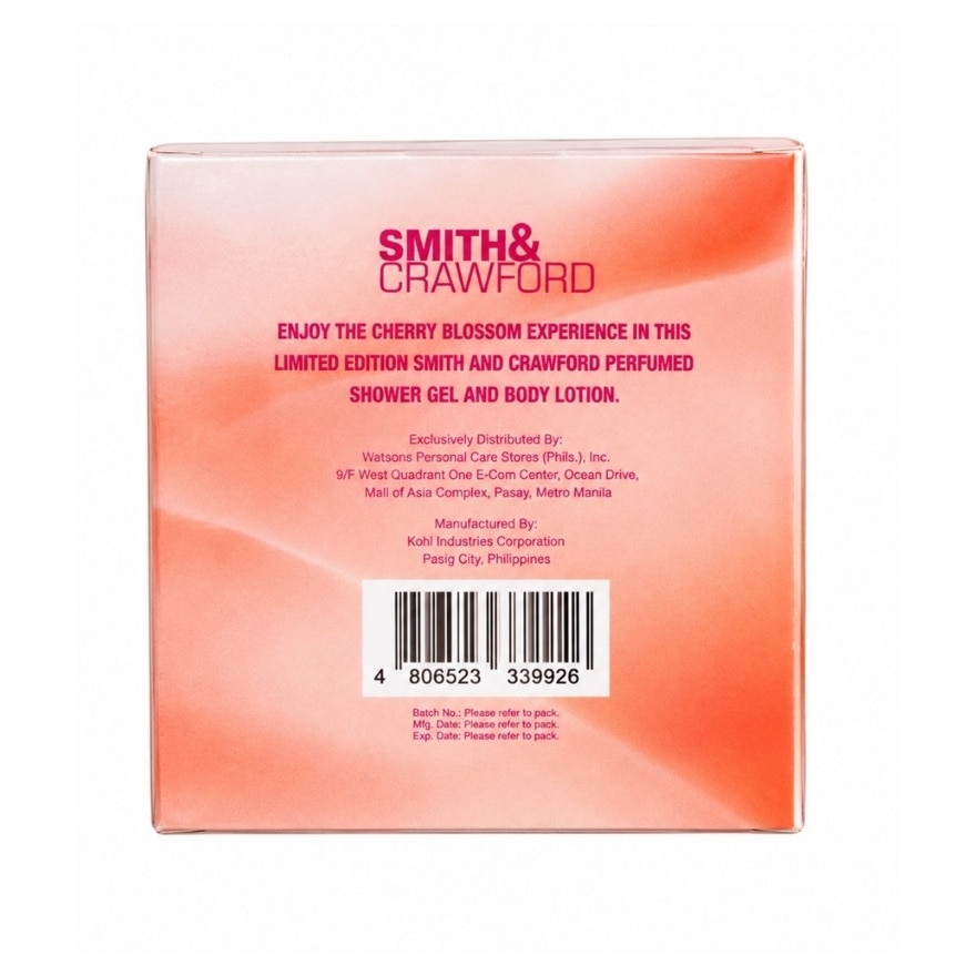 SMITH AND CRAWFORD Cherry Blossom Duo Gift Set 2 x 100ml image