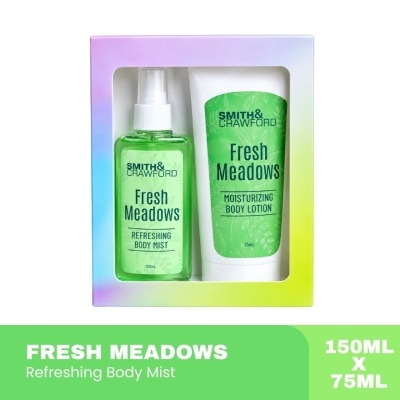 SMITH N CRAWFORD SMITH AND CRAWFORD Fresh Meadows Lotion Mist Gift Set 75ml and 150ml image