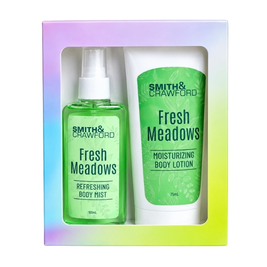 SMITH AND CRAWFORD Fresh Meadows Lotion Mist Gift Set 75ml and 150ml image