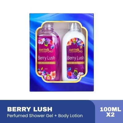 SMITH N CRAWFORD SMITH AND CRAWFORD Berry Lush Duo Gift Set 2 x 100ml image