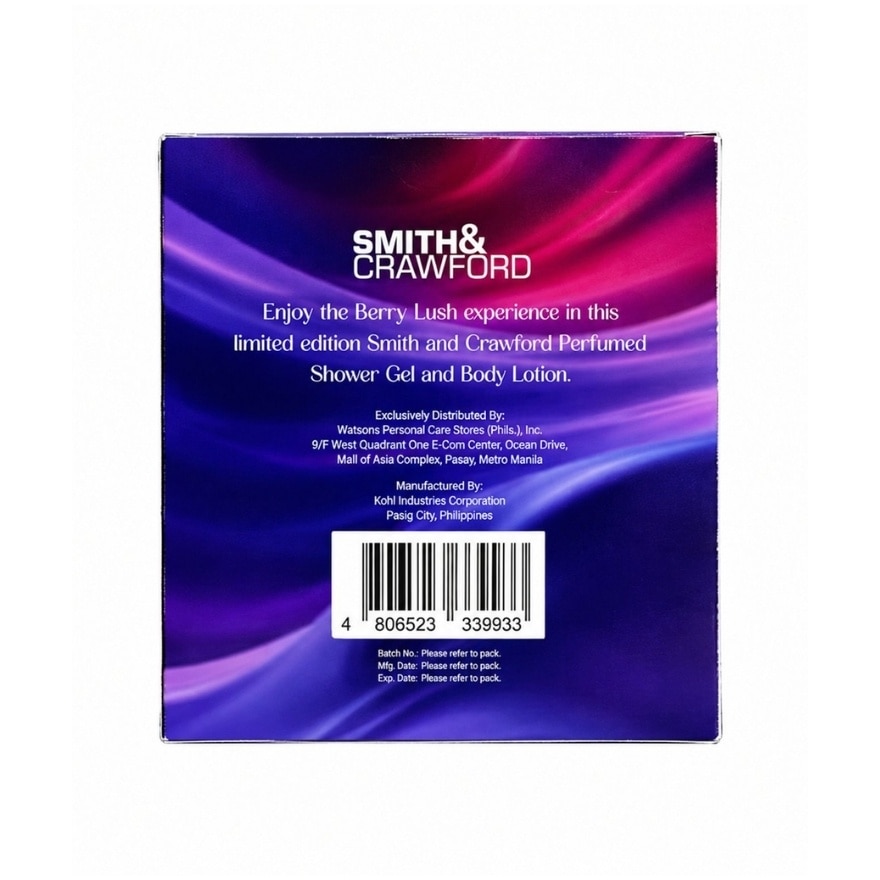 SMITH AND CRAWFORD Berry Lush Duo Gift Set 2 x 100ml image