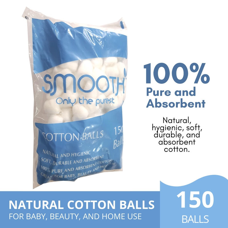 Only the Purest Cotton Balls 150s