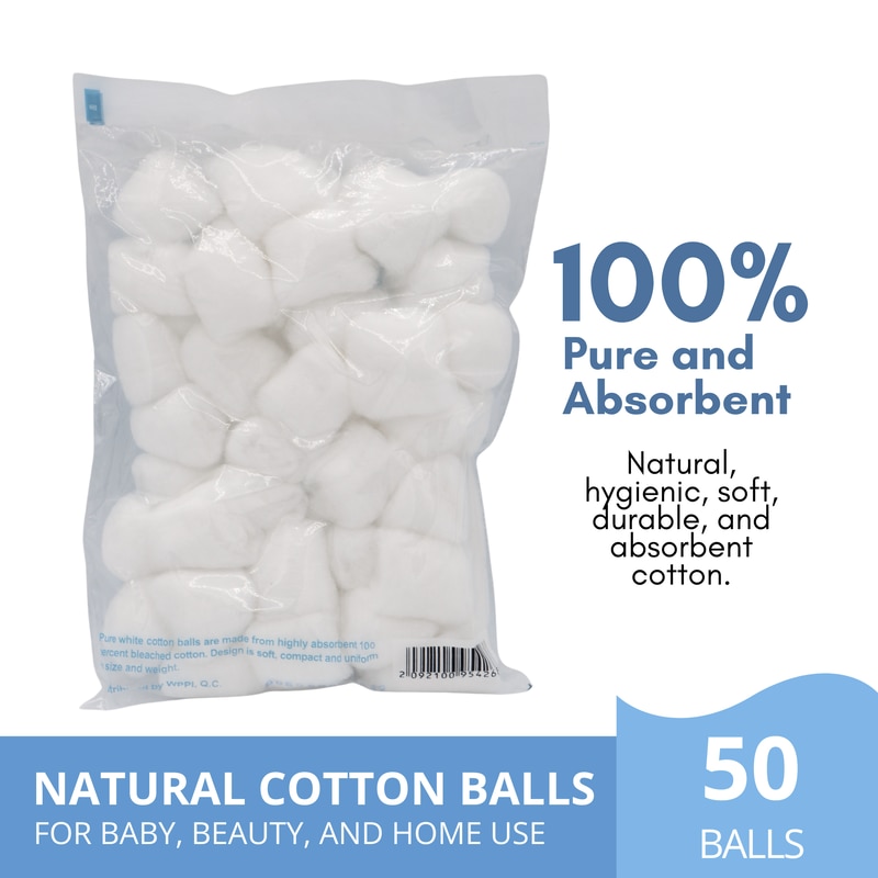 Only the purest Cotton Balls 50 Balls