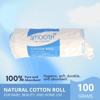 SMOOTH Cotton Rolls 100g