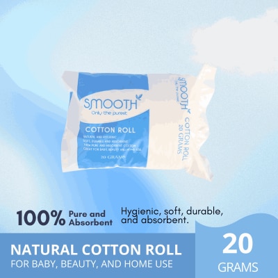 SMOOTH Only the Purest Cotton Roll  20g