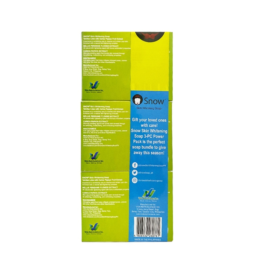 Tahitian Lime Bar Soap 3s 125g