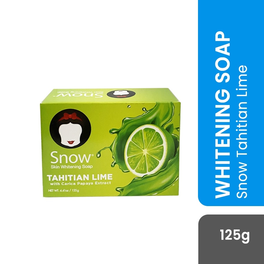 Snow Barsoap W Tahitian Lime Extract125g