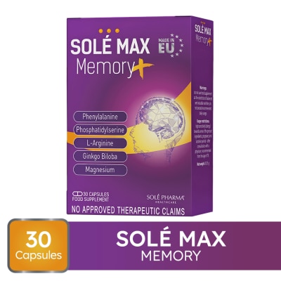 SOLEMAX Solemax Memory Plus 30 Capsules