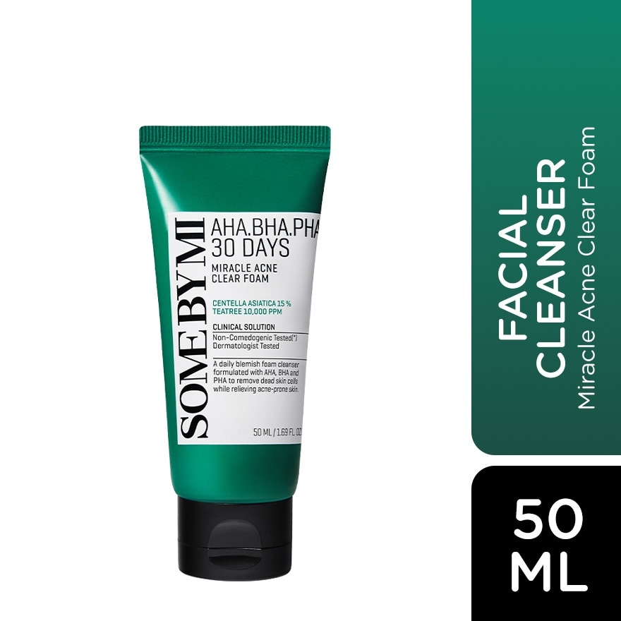 SOME BY MI AHA.BHA.PHA. 30 Days Miracle Acne Clear Foam 50ml
