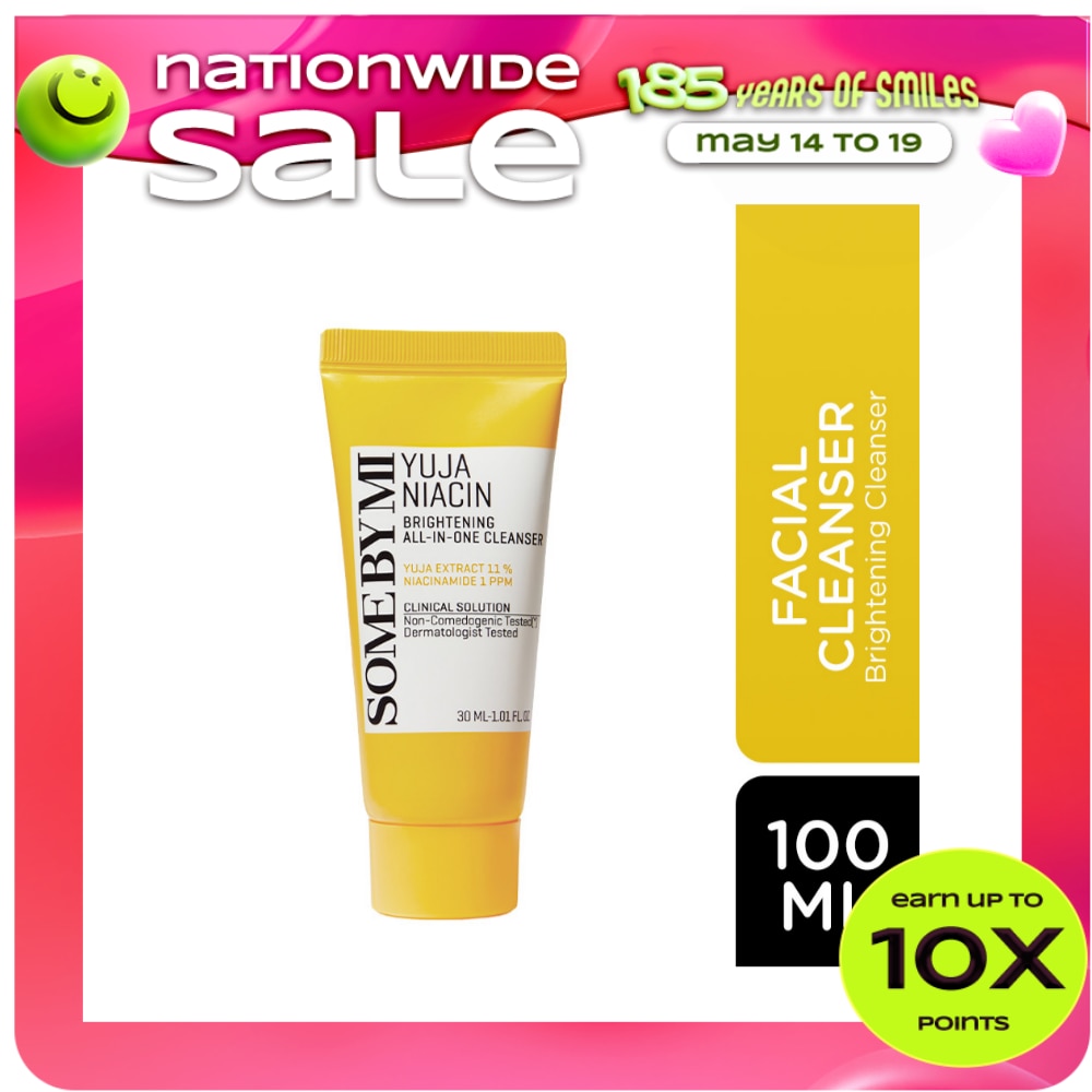SOME BY MI Yuji Niacin Brighteing All-In-One Cleanser 30ml