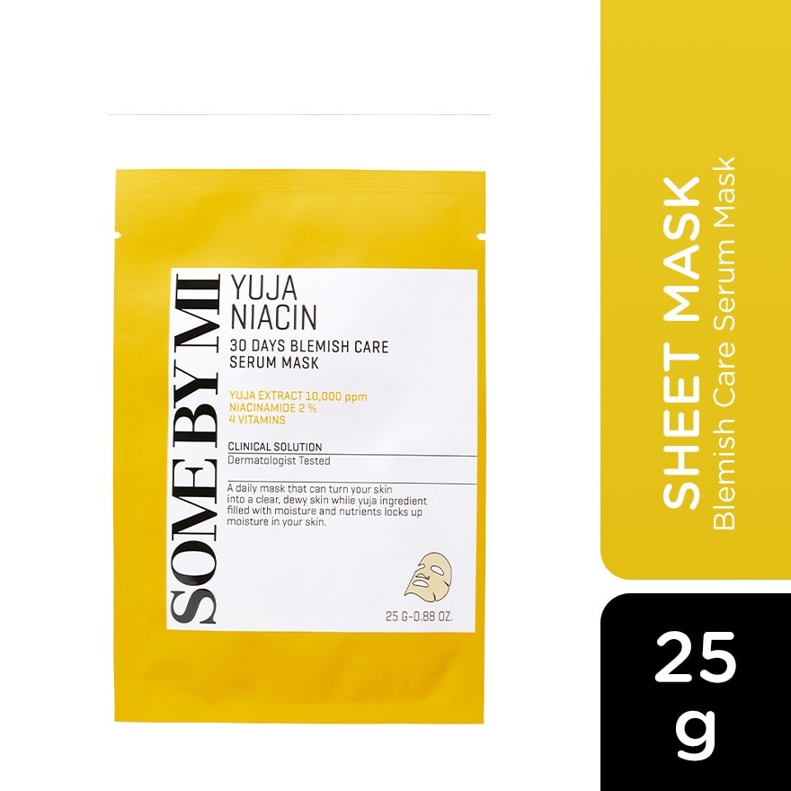 SOME BY MI Yuja Niacin 30 Days Blemish Care Serum Mask 25g