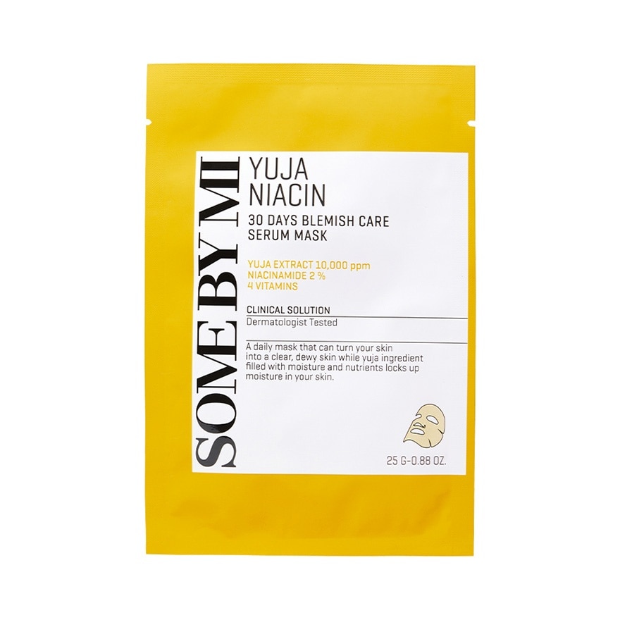 SOME BY MI Yuja Niacin 30 Days Blemish Care Serum Mask 25g