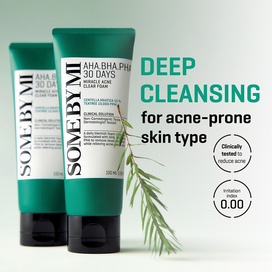 SOME BY MI AHA.BHA.PHA Miracle Acne Clear Foam 100ml