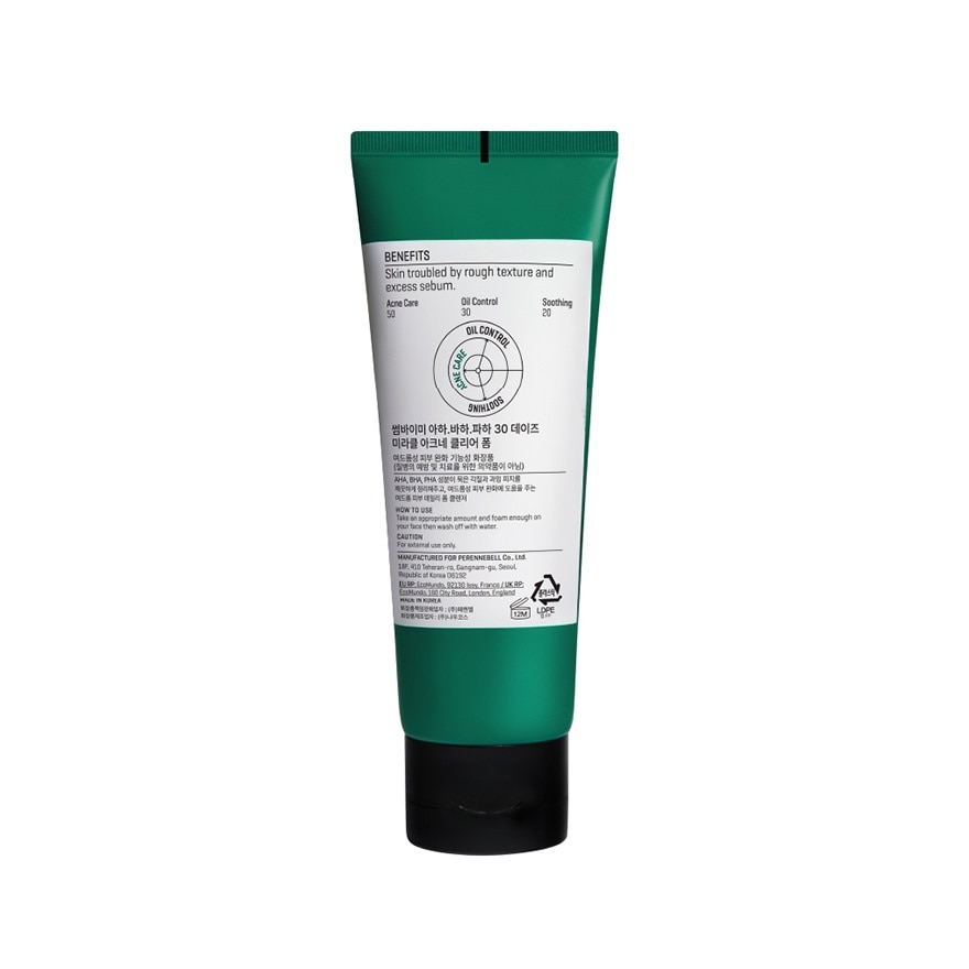 SOME BY MI AHA.BHA.PHA Miracle Acne Clear Foam 100ml