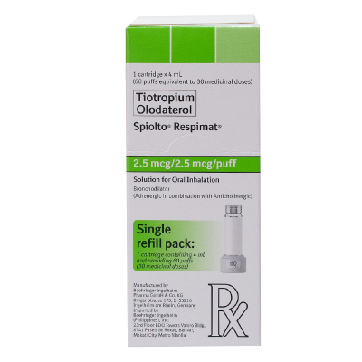 SPIOLTO - Tiotropium Bromide Olodaterol Hydrochloride [Prescription Required]