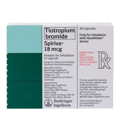 SPIRIVA - Tiotropium Bromide 18mcg x5 Capsule [PRESCRIPTION REQUIRED]