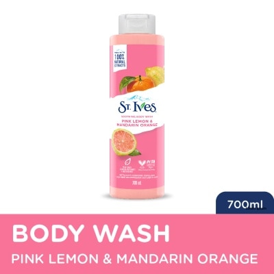 ST IVES Exfoliating Body Wash Pink Lemon and Mandarin Orange 22OZ/ 650ml