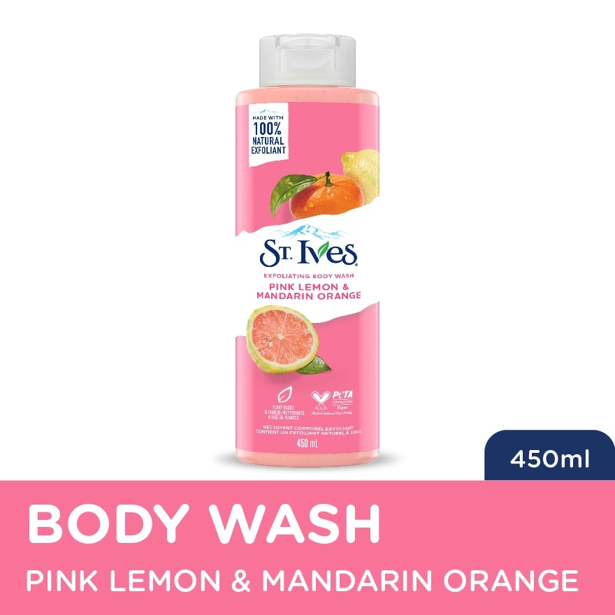 Exfoliating Body Wash Pink Lemon and Mandarin Orange 16OZ