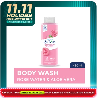 ST IVES St Ives Rose Aloe Vera Body Wash 4 x16 oz image