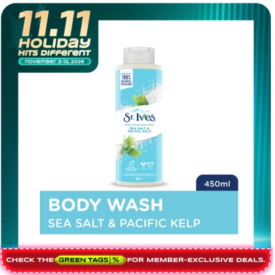 ST IVES St. Ives Exfoliating Body Wash Sea Salt & Pacific Kelp 16OZ image