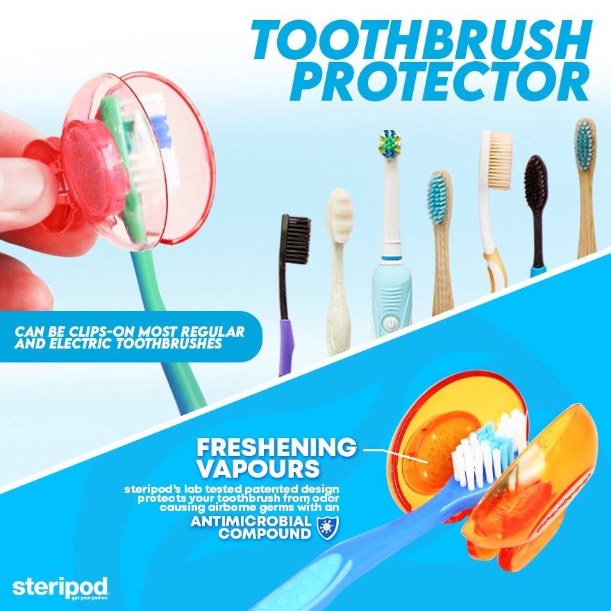 Clip On Toothbrush Protector