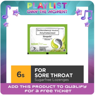 STREPSILS - Lozenges Sugarfree 6s